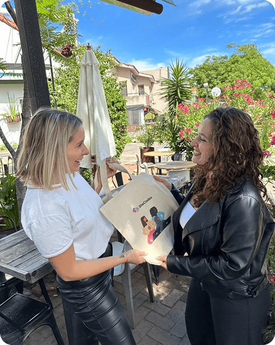 She Inc. alumna celebrating her tech career